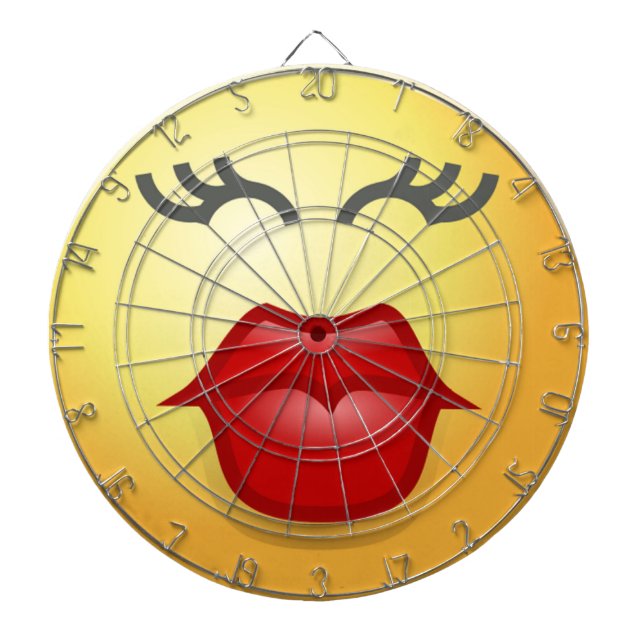 KISSY FACE DARTSCHEIBE (vorne)