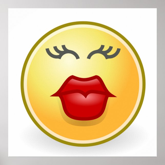KISSY FACE POSTER (Vorne)