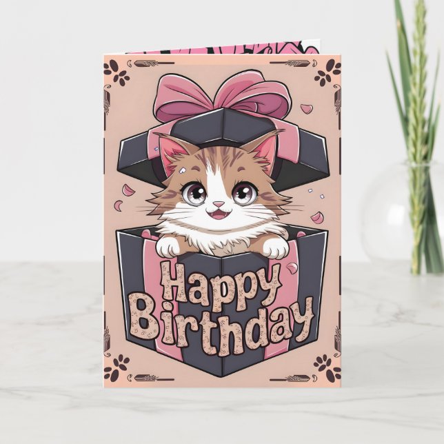 Kiste Dankeskarte (Vorderseite)