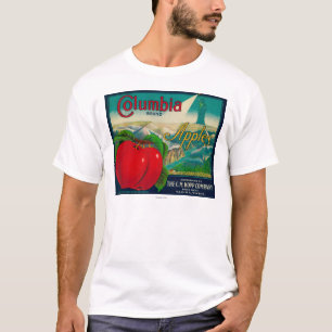 Kiste LabelYakima, WA Kolumbiens Apple T-Shirt