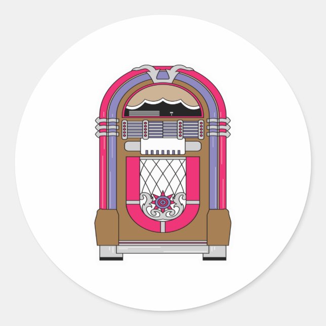 Kiste Runder Aufkleber (Vorderseite)