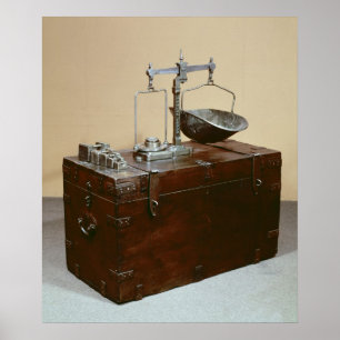 Kiste und Skalen Poster