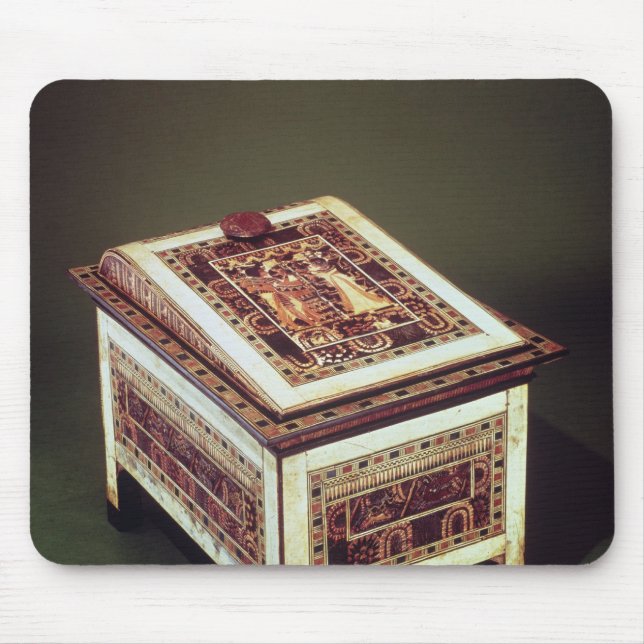 Kiste, vom Grab von Tutankhamun Mousepad (Vorne)