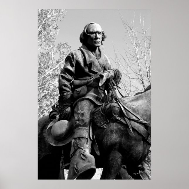 Kit Carson Statue, Carson City, Nevada Poster (Vorne)
