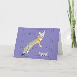 Kit Fox Dankeskarte