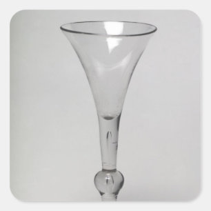 Kit-Kat-Glas Quadratischer Aufkleber