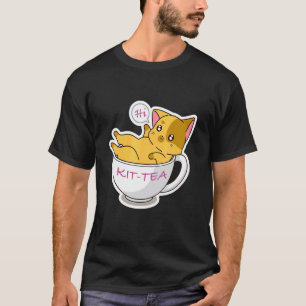 Kit Tea Katze Cute Und Katze 5 T-Shirt