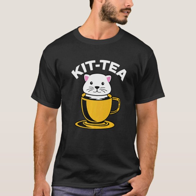 Kit-Tea-Katzenperson T-Shirt (Vorderseite)