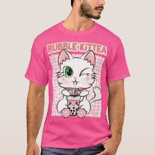 Kit Tea Kawaii Kittea Bubble Tee Erdbeere Katze
