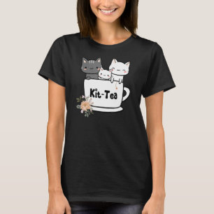 Kit Tea Kitty Cat Family Katzen im Tee Cup