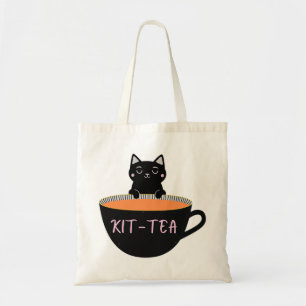 KIT-TEA SCHWARZE KATZE TRAGETASCHE