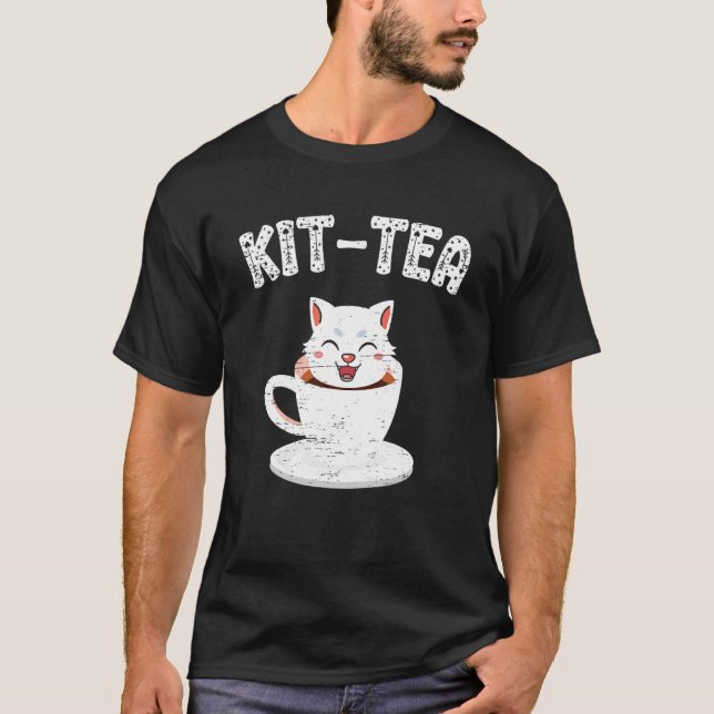 Kit Tee Katze Hot Cup Katzenbesitzer Kitten (Vorderseite)