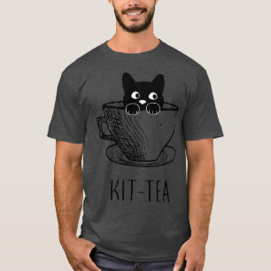 Kit-Tee Katze Lover, Niedliche und lustige schwarz T-Shirt