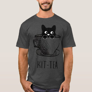 Kit-Tee Katze Lover, Niedliche und lustige schwarz T-Shirt
