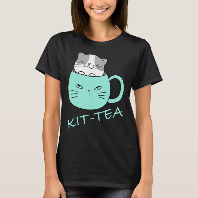 Kit Tee Katze Niedlich und Katze 4 (Vorderseite)