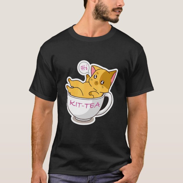 Kit Tee Katze Niedlich und Katze 5 (Vorderseite)