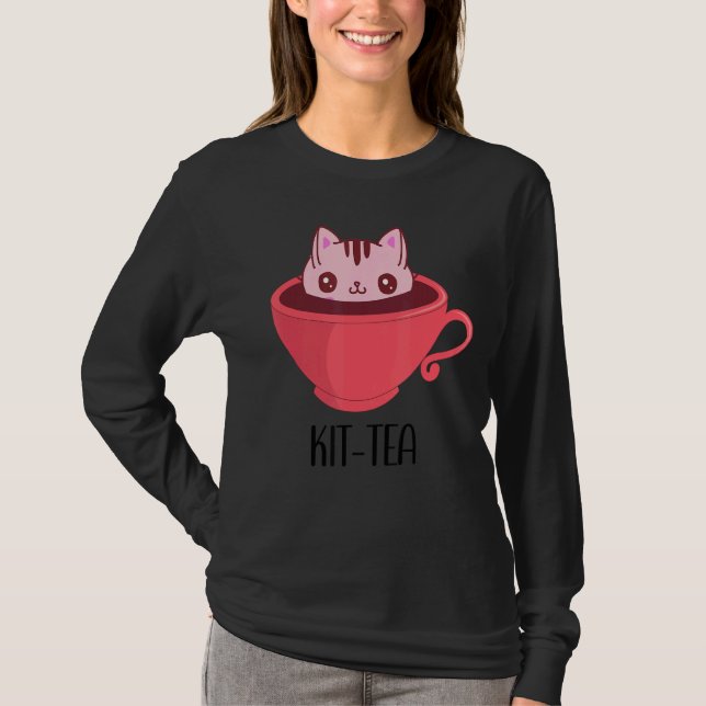Kit Tee Katze Tasse Kit Tee Cup Niedlich für Katze (Vorderseite)