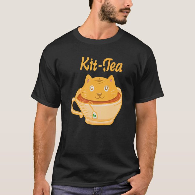 Kit Tee Katzenflüsterer Teeliebhaber Katzenbesitze (Vorderseite)