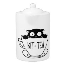 Kit-Tee Niedlich Kitty Cat Teapot