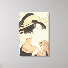 Kitagawa Utamaro Azumaya no Hana japanese lady art Leinwanddruck
