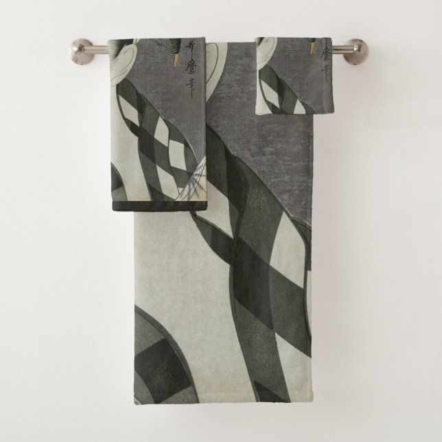 Kitagawa Utamaros japanisches Set für Handtuchhand (Insitu)