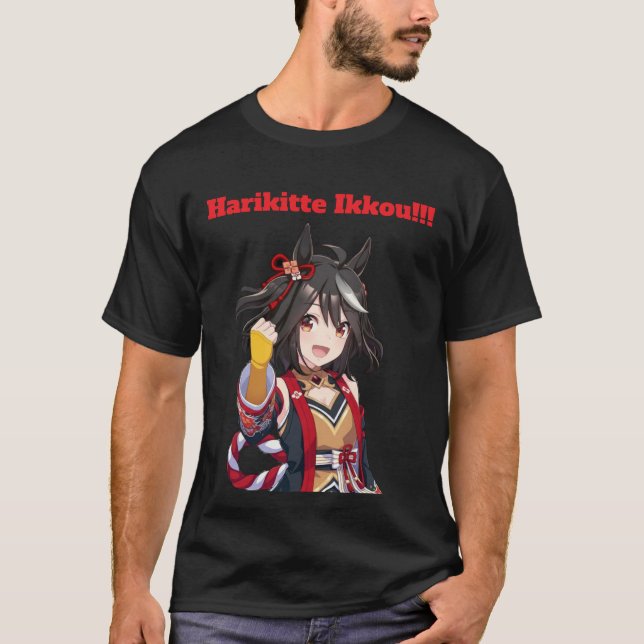 Kitasan Black Uma Musume. T-Shirt (Vorderseite)