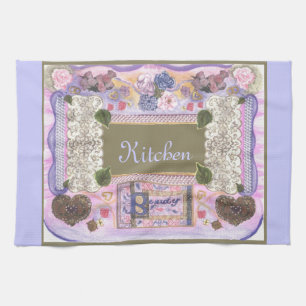 Kitchen Beauty Collage Fabric Foto Frame American Geschirrtuch
