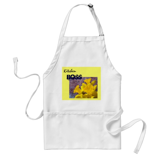 Kitchen BOSS Geschenk Schürze Gelbe Hülsenfrüchte  (Vorne)