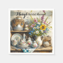 Kitchen Brautparty Paper Napkin Serviette