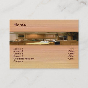 Kitchen Business Card Visitenkarte