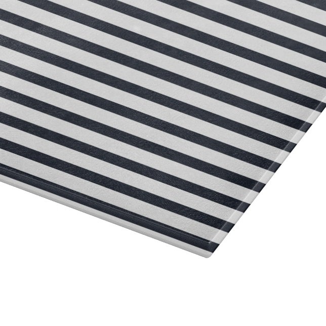 Kitchen classic stripes Klassisch gestreift Schneidebrett (Ecke)