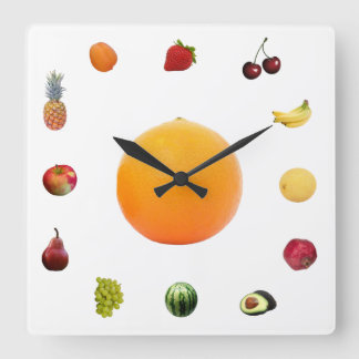 Kitchen Clock Quadratische Wanduhr