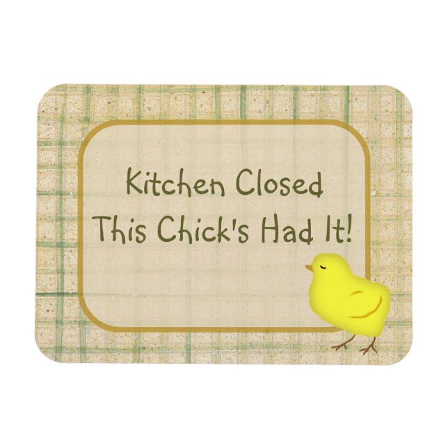 Kitchen Closed Magnet (Horizontal)