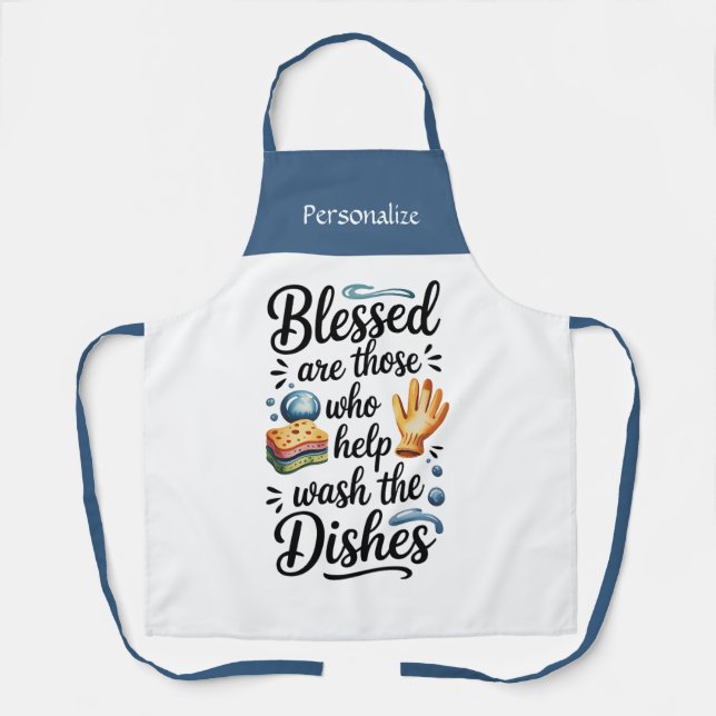 Kitchen Cooking Funny Humor Quote Personalize Schürze (Vorderseite)