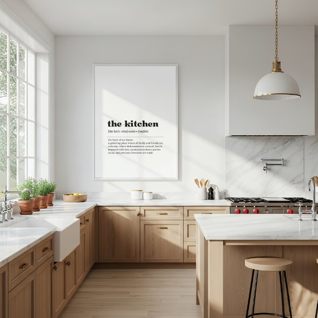 Kitchen Definition Poster | Dictionary Style (Von Creator hochgeladen)