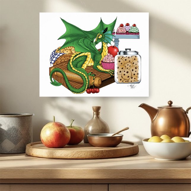 Kitchen Dragon Poster (Von Creator hochgeladen)