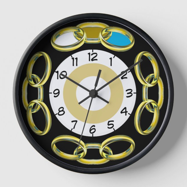 Kitchen Funny Wall Clock Uhr (Vorderseite)