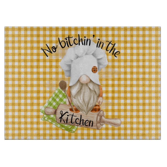 Kitchen Gnome Schneidebrett (Vorderseite)