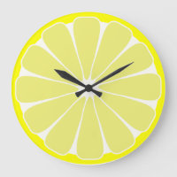 Kitchen Lemon Fruchtwand Uhrengeschenk