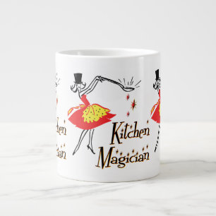 Kitchen Magician Retro Kochkunst Jumbo-Tasse