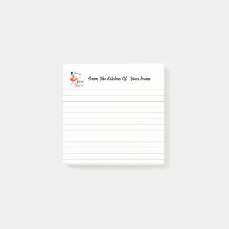 Kitchen Magician Retro Lined Post It Notes Post-it Klebezettel