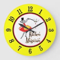 Kitchen Magician Retro Nummern Wall Uhr