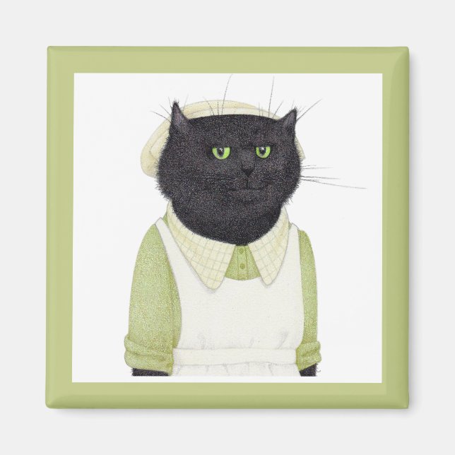 KITCHEN MAID CAT Square Magnet (Vorne)