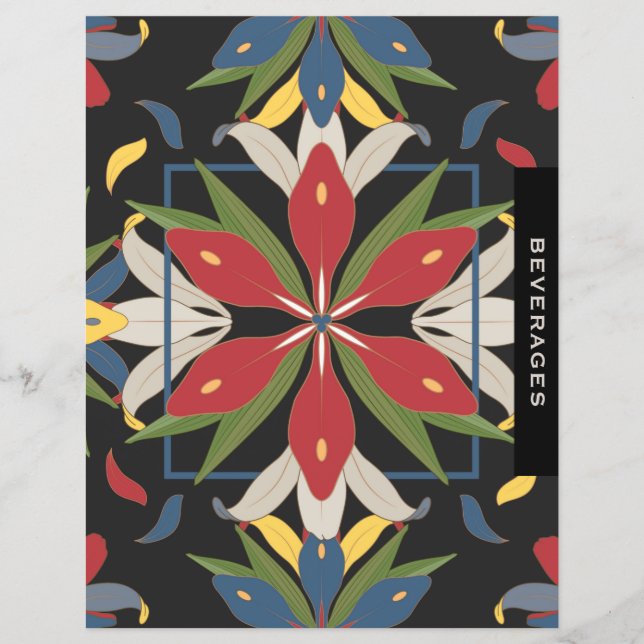 Kitchen Tile Rezept Binder Divider | Getränke (Vorderseite)