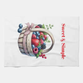 Kitchen Towels-Berry Basket Kitchen Towel Geschirrtuch