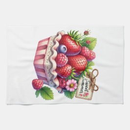 Kitchen Towels-Berry Basket Kitchen Towel  Geschirrtuch