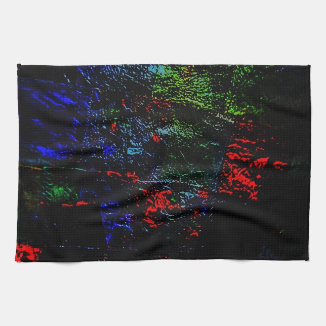 Kitchen towels dark mix color texture abstract  geschirrtuch (Horizontal)