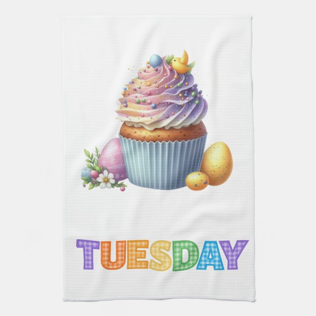 Kitchen Towels-Days Of The Week Kitchen Towels Geschirrtuch (Vertikal)
