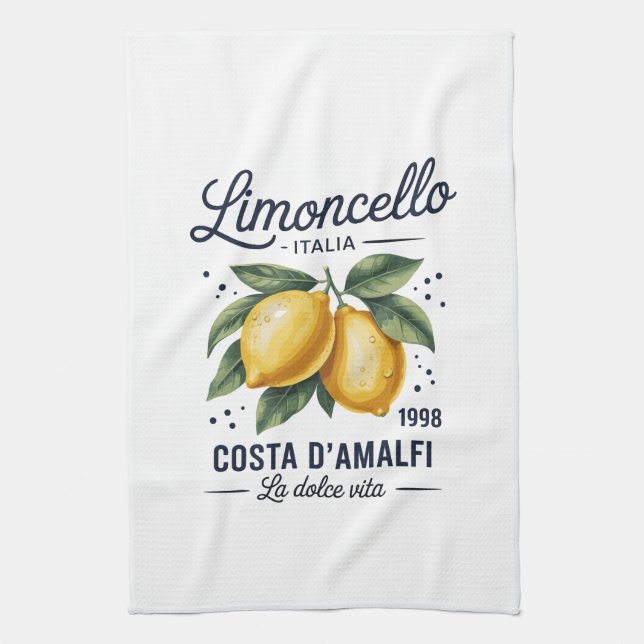 Kitchen Towels-Limoncello 1998 Costa d’Amalfi  Geschirrtuch (Vertikal)