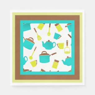 Kitchen Utensils pattern Serviette